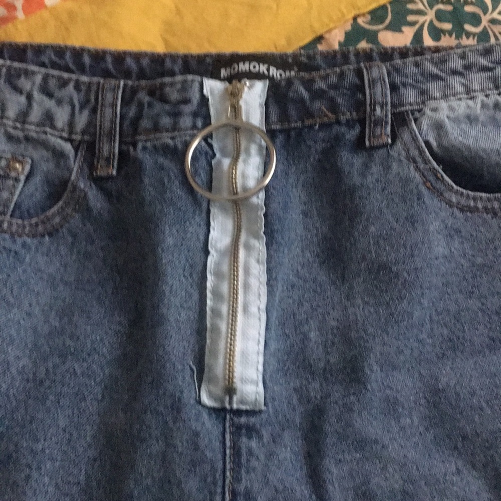 Nasty Gal Momokrom Flare Hem Boyfriend jeans - Picture 2 of 4